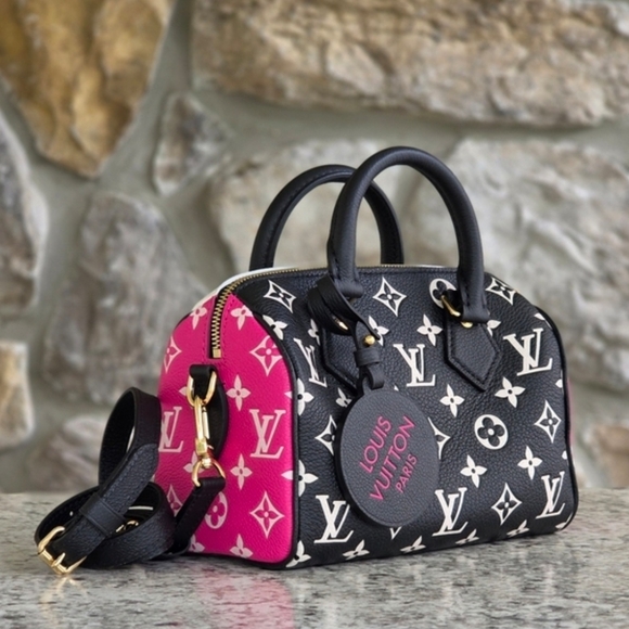 Louis Vuitton Handbags - Louis Vuitton Black & Pink Spring In The City Speedy 20